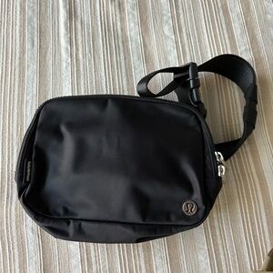 lululemon athletica Black Belt Bag Sleek Minimalist Design
